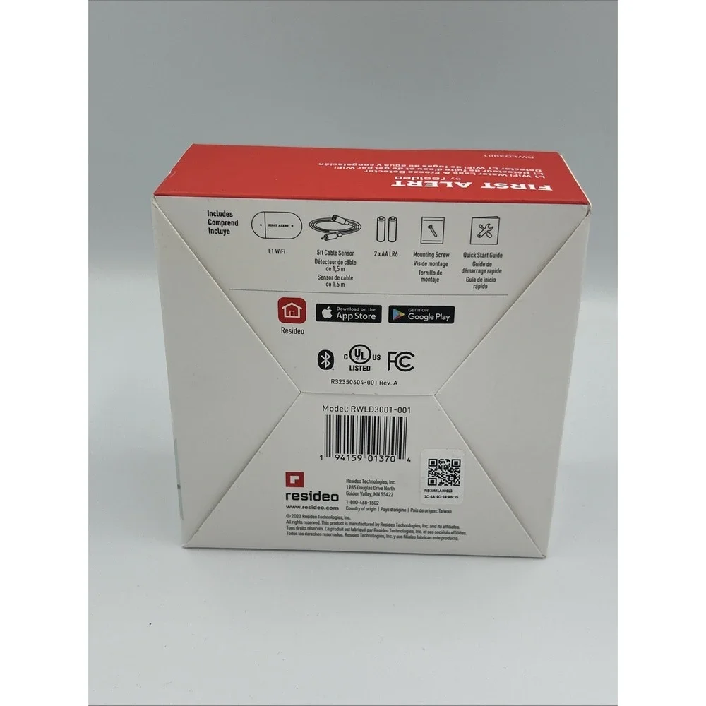 First Alert L1 Wifi Leak and Freeze Detector RWLD3001